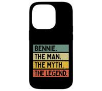 Bennie The Man The Myth The Legend Citation Humoristique personnalisée Coque pour iPhone 14 Pro