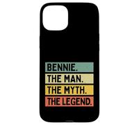 Bennie The Man The Myth The Legend Citation Humoristique personnalisée Coque pour iPhone 15 Plus