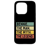 Bennie The Man The Myth The Legend Citation Humoristique personnalisée Coque pour iPhone 15 Pro