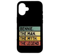 Bennie The Man The Myth The Legend Citation Humoristique personnalisée Coque pour iPhone 16