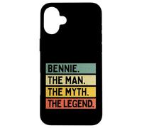 Bennie The Man The Myth The Legend Citation Humoristique personnalisée Coque pour iPhone 16 Plus