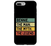 Bennie The Man The Myth The Legend Citation Humoristique personnalisée Coque pour iPhone 7 Plus/8 Plus