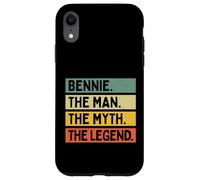 Bennie The Man The Myth The Legend Citation Humoristique personnalisée Coque pour iPhone XR