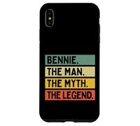 Bennie The Man The Myth The Legend Citation Humoristique personnalisée Coque pour iPhone XS Max