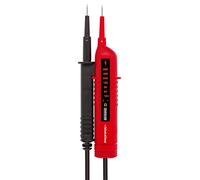 Benning Testeur de tension et continuité Profipol+ 2 pôles CAT III 600 V/CAT II 690 V LED Rouge/noir