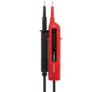 Benning 020023 Profipol+ Testeur de tension et de continuité, Rouge/noir
