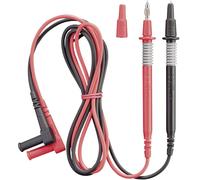 Benning 044145 Set de cordons de mesure de sécurité Banane mâle 4 mm pointe de test 1.00 m noir, rouge 1 pc(s)