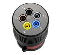 BENNING TA 7-16 Adaptateur de mesure mâle CEE 16 A 5 pôles - femelle 4 mm noir
