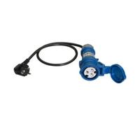 Benning 044144 Adaptateur de mesure Prise mâle + contact de protection - femelle CEE Cara bleu