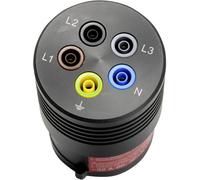 Benning BENNING TA 7-32 Adaptateur de mesure mâle CEE 32 A 5 pôles - femelle 4 mm noir