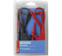 Set de cordons de mesure de sécurité Benning TA 2 [Banane mâle 4 mm - Banane mâle 4 mm] 1.00 m r