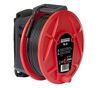 Benning TA 5 44039 Câble de mesure 40 m (longueur 40 m, avec enrouleur + dragonne, technique d'emboîtement 4 mm, pour mesurer les connexions de conducteurs de protection)