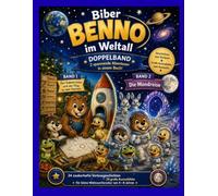 Benno der Biber im Weltall - Der große Doppelband, Ein liebevolles Ausmal- und Vorlesebuch für kleine Weltraumfans!