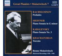 Benno Moiseiwitsch Great Pianists - Moiseiwitsch 7 (CD) Album