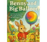 Benny and the Big Balloon: A Colorful Journey Through Feelings for Kids Ages 3-7 SEL book for kindergarten and children’s about teamwork and empathy and illustrated teaching emotions Christmas stories