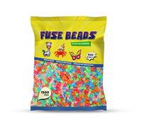 Benny Beads Perles à Repasser 1500 Pièces, Taille Midi 5mm, Accessoires de Bricolage Créatifs DIY