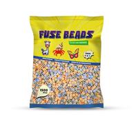 Benny Beads Perles à Repasser 1500 Pièces, Taille Midi 5mm, Accessoires de Bricolage Créatifs DIY