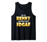 Benny Costume IDGAF Cute Personalized First Nick Name Benny Débardeur