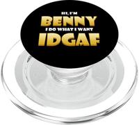 Benny Costume IDGAF Cute Personalized First Nick Name Benny PopSockets PopGrip pour MagSafe