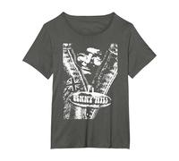 Benny Hill Show Comedian sortant de la Fermeture éclair T-Shirt, Femme Grandes Tailles, Asphalte, 6X