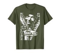 Benny Hill Show Comedian sortant de la Fermeture éclair T-Shirt, Homme, Olive, XXL