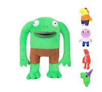 Benolls Smiling Friends Peluche,Peluche Smiling Friends Gelp/Charlie/PIM/Mr Frog/Allan pour Enfants et Adultes(Mr Frog)