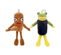 Benolls Tung Tung Tung Sahur Plush,2025 New Tralalero Tralala Plush,Italian Brainrot Stuffed Figure Pillow Gift for Fans (Brown+Frog)