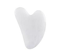 Benoon GuaSha Scraping Outil de massage de gommage, Jade Stone Guasha Board,Conseil Guasha lisse Relieve Wrinkles soins de la peau outil Heart Shape plaque de massage pour le traitement blanc