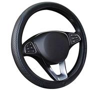 Benoon Housse de volant universel en similicuir antidérapant 38 cm Noir + bleu
