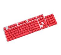 Benoon Keycaps, 106 clés PBT Solid Color Backlight Keycaps Replacement for Mechanical Keyboard Rouge