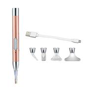 Benoon Lot de 1 stylo de peinture à diamants LED rechargeable par USB - Outils de broderie - Doré