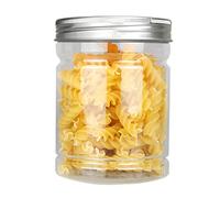 Benoon Lot de 2 bouteilles de stockage alimentaire en plastique transparent 500 ml