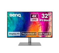 BenQ Creative Pro PD3225U Écran Graphisme pour Mac 32 Pouces 4K, 3840x2160 UHD, 2000:1 IPS, Thunderbolt 3, Display P3, DCI-P3, sRGB, Rec.709, HDR, Hotkey Puck G2, ICC Sync, KVM