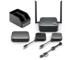 BenQ InstaShow VS25 Kit Système de présentation 4K sans fil pour salles de réunion, avec transmission sécurisée des données, configuration Plug & Play