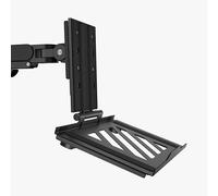 BenQ LTB01 Plateau pour Ordinateur Portable, compatibilité Bras d' écran, VESA 75×75mm. Convient aux modèles de 12-17 Pouces, Jusqu’à 5 kg. Patins protecteurs pour Un Maintien Stable sans Rayures