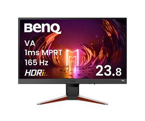 BenQ MOBIUZ EX240N ゲーミングモニター 23.8インチ フルHD/VA/1ms/165Hz/HDRi/treVoloスピーカー/FreeSync Premium/Black Equalizer/輝度自動調整機能（B.I.+） 搭載/ブルーライト軽減/フリッカーフリー