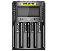 BenQ Nitecore Chargeur Universel UM4 1500mA USB Adulte Unisexe, Noir, L: 159 x l: 107 x H: 41