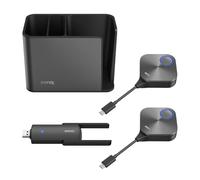 BenQ pack boutons InstaShare TZY31 Pack partage d'écran sans-fil avec bouton USB-C, adaptateur USB et socle de rangement.