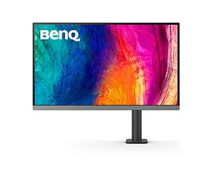 BenQ PD2706UA Moniteur 27 Pouces Ergo Arm 4K, 90W USB-C, UHD, P3, sRGB, Rec.709, DisplayHDR 400, IPS, Technologie AQCOLOR, Calibré en Usine