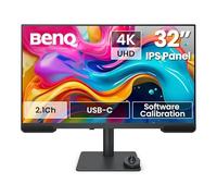 BenQ PV3200U Écrans 4K UHD 32” pour Le Montage vidéo 95% DCI-P3, 100% Rec.709/sRGB, Haut-parleurs 2.1ch, USB-C 65W, Compatible Mac, calibré en Usine, Calibration logicielle, Pied Ergonomique