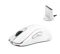 BenQ Zowie ZA13-DW 4K, Souris Gaming sans Fil, pour l'esport, Édition Blanche, 64g, Finition Brillante, capteur 3950, Forme symétrique, sans Pilote, récepteur 4K optimisé, Taux de réponse 4K
