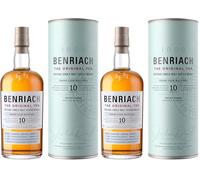 Benriach 10 Ans The Original Ten - Single Malt Whisky 10 ans - Assemblage Fûts Bourbon, Xérès & Chêne Neuf - Aux Notes de Poires mûres, Nectarine & Orge maltée - Un spiritueux Frais & Rond - 70cl