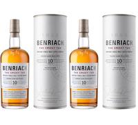 BenRiach The Smoky Ten Single Malt Scotch Whisky - 700ml (Lot de 2)