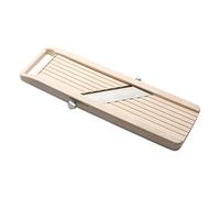 Benriner Trancheuse à mandoline japonaise BN-1 avec trois lames interchangeables en acier inoxydable, ivoire, coupe-légumes, éplucheur, acier inoxydable, blanc cassé