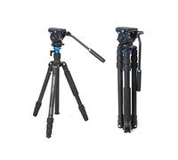 BENRO A2683TS4 Kit Vidéo Travel Angel II Aluminum + Base de Mise à Niveau + Rotule S4