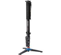 Benro Monopode vidéo A38FD Aluminium 4 sections Charge max 18 kg Noir/Bleu/Orange