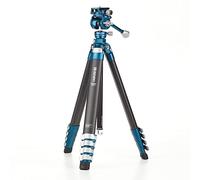 Benro CyanBird Trépied en fibre de carbone 5 sections avec tête FS20PRO 2 en 1 (TCBC15FS20PROC)