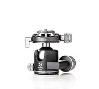 Benro Tête sphérique à Profil Bas avec Plaque PU56, capacité de 35 kg, Double panoramique, Aluminium, Arca-Swiss, Ultra léger, mécanisme de Verrouillage sécurisé (GX35)