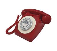 Benross - Téléphone Style Vintage, Classique et rétro, Rouge - 44510
