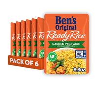 BEN'S ORIGINAL Ready Riz Pouch Jardin Vegetable Rice, 8,8 oz. (6 Pack)